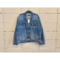 FDMTL DENIM HAORI JACKET 4YR WASH