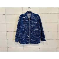 FDMTL JACQUARD DENIM BLOUSON RINSE