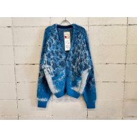 SEVESKIG Fading Leopard Knit Cardigan