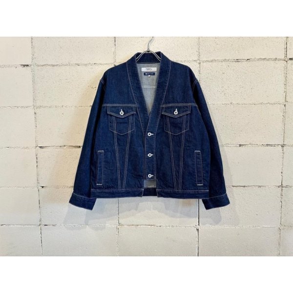 画像1: FDMTL DENIM HAORI JACKET RINSE (1)