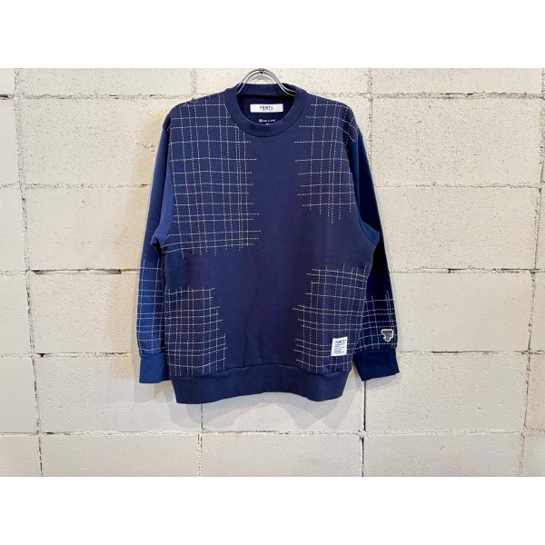 画像1: FDMTL SASHIKO STITCHING SWEAT SHIRT (1)