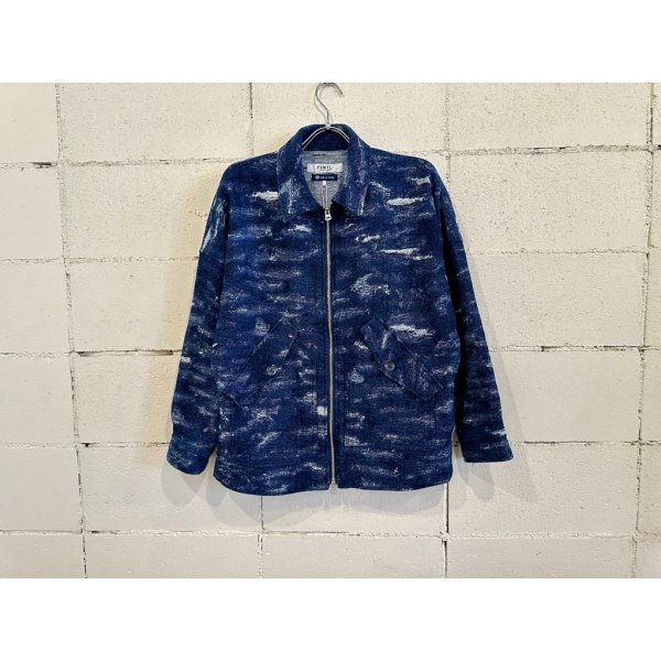 画像1: FDMTL JACQUARD DENIM BLOUSON RINSE (1)