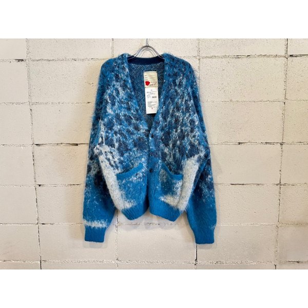 画像1: SEVESKIG Fading Leopard Knit Cardigan (1)