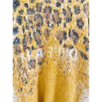 画像2: SEVESKIG Fading Leopard Knit Cardigan