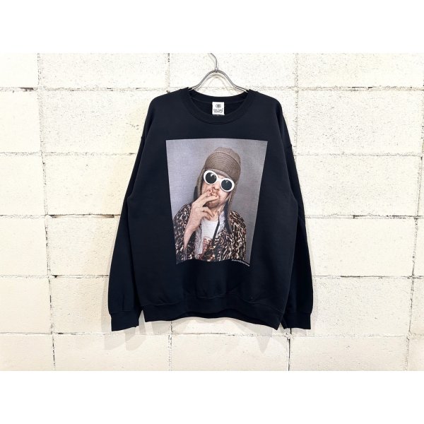 画像1: CULTURE SUPPLY CREW SWEAT(Kurt Cobain) (1)